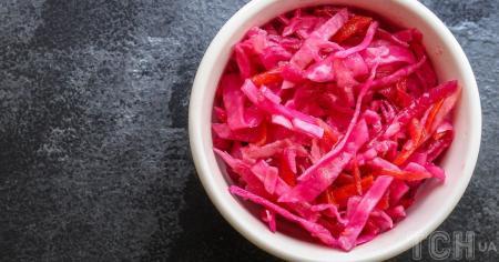 Рецепт маринованої капусти з буряком як з магазину