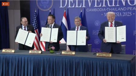 Трамп знову у грі: президент США став посередником мирної угоди між Таїландом і Камбоджею