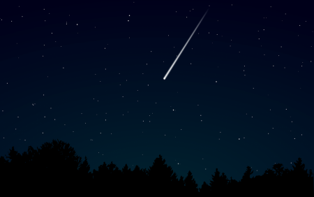 В ночь на 22 октября можно будет увидеть звездопад Ориониды