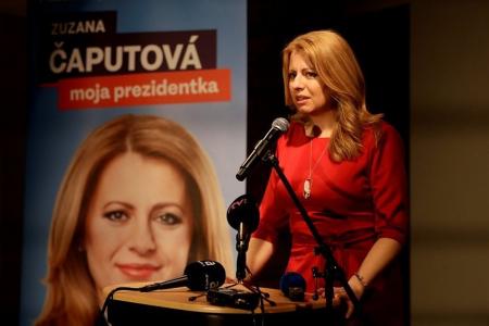 В Словакии победу в первом туре президентских выборов одержала Чапутова