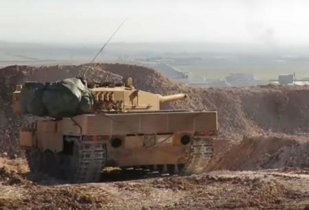 Курды сняли на видео уничтожение турецкого танка