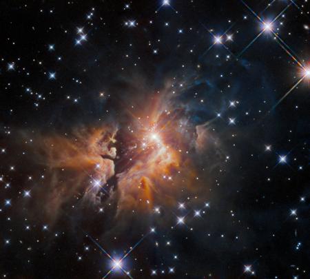 Hubble показав яскраве зображення зірки у сузір’ї Тельця