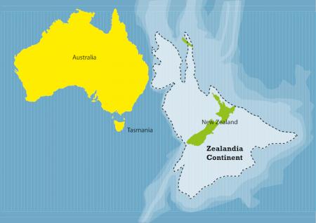 Восьмой континент: Затонувшую часть Зеландии показали на картах 